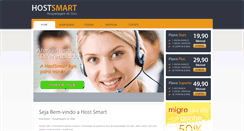 Desktop Screenshot of hostsmart.com.br