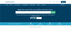 Desktop Screenshot of billing.hostsmart.com.au